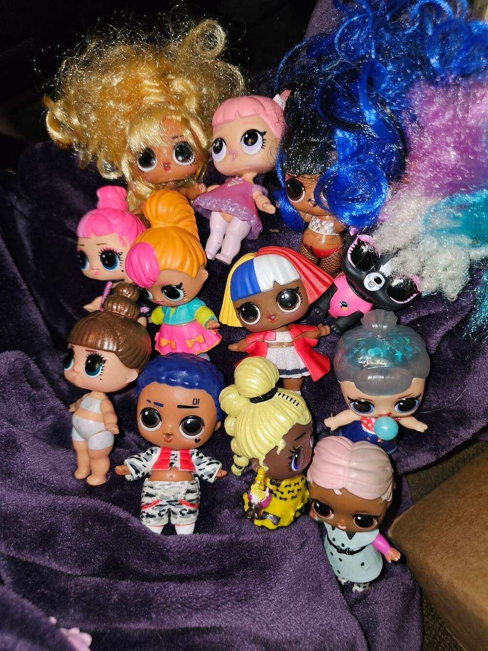 L.O.L. Surprise Dolls Lot Of 12 Mixed Figures Tots And Pets
